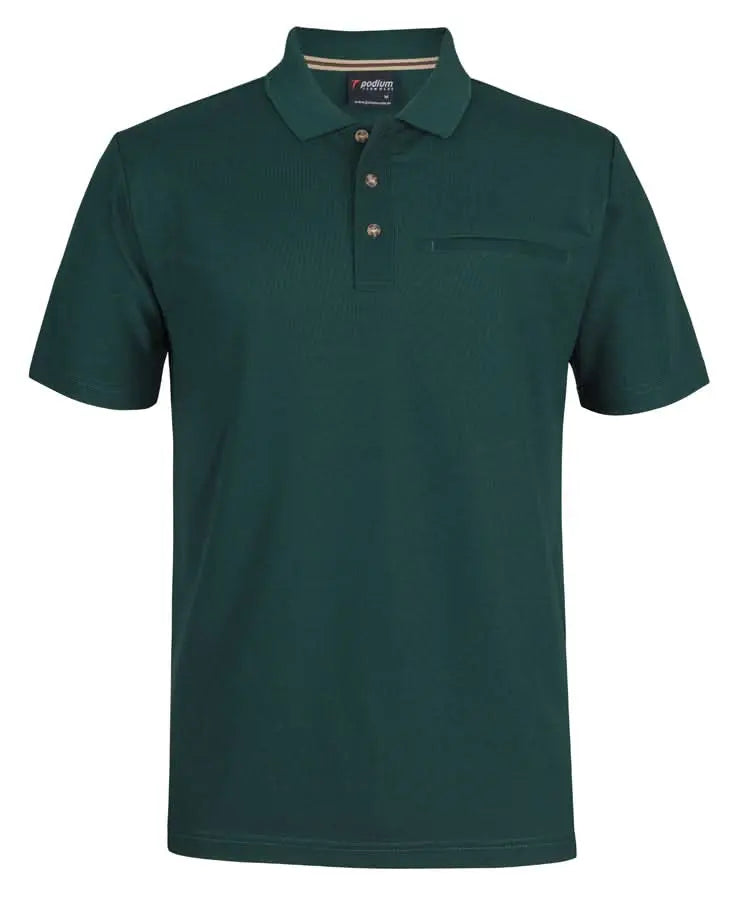 Jb's Short Sleeve Recycled Polyester Pocket Polo Shirt 7SPR Simply Scrubs Australia